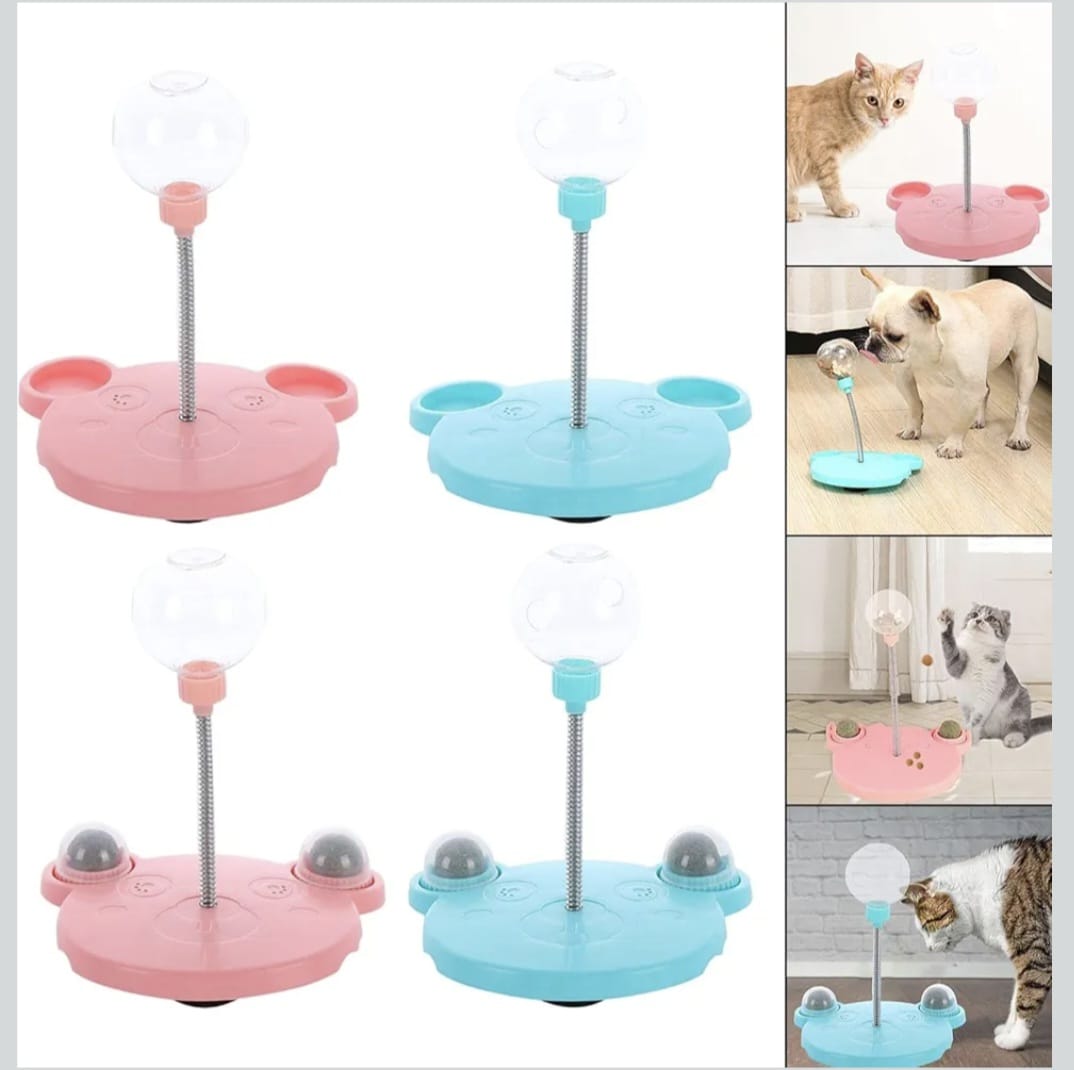 Funny Dog and Cat Slow Feeder Toy for Pet Training Exercise Pink and Catnip Ball | Pet Supplies| Dogs| Toys| Interactive Toys | Pet Supplies | Dog Supplies | Toys