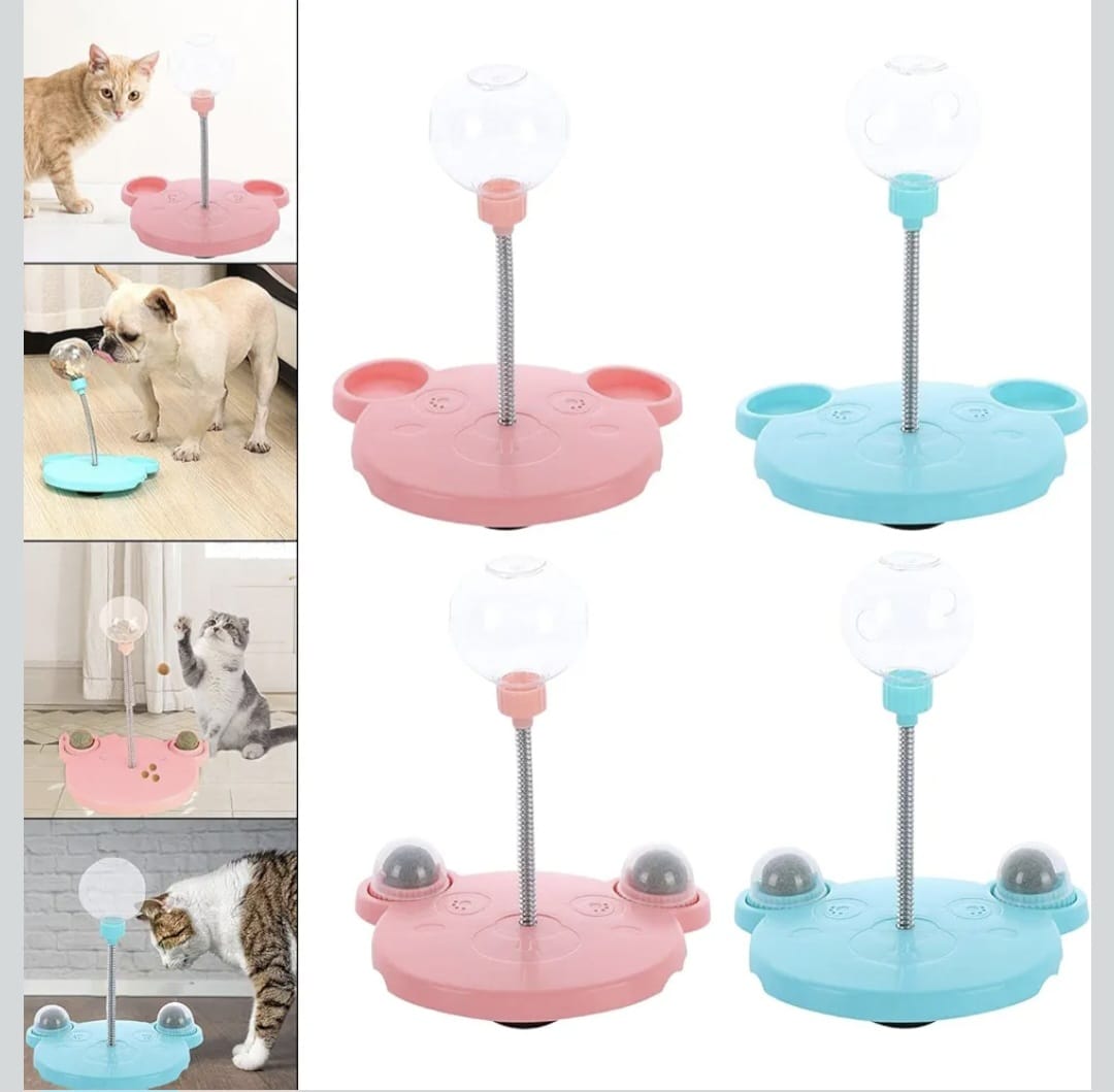 Funny Dog and Cat Slow Feeder Toy for Pet Training Exercise Pink and Catnip Ball | Pet Supplies| Dogs| Toys| Interactive Toys | Pet Supplies | Dog Supplies | Toys