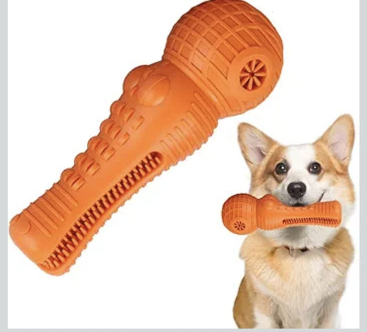 Natural Rubber Dog Chew Toy - (Crocodile Toy) for Puppies & Small Dogs | Interactive Training, Dental Cleaning, and Fun Chew Toy