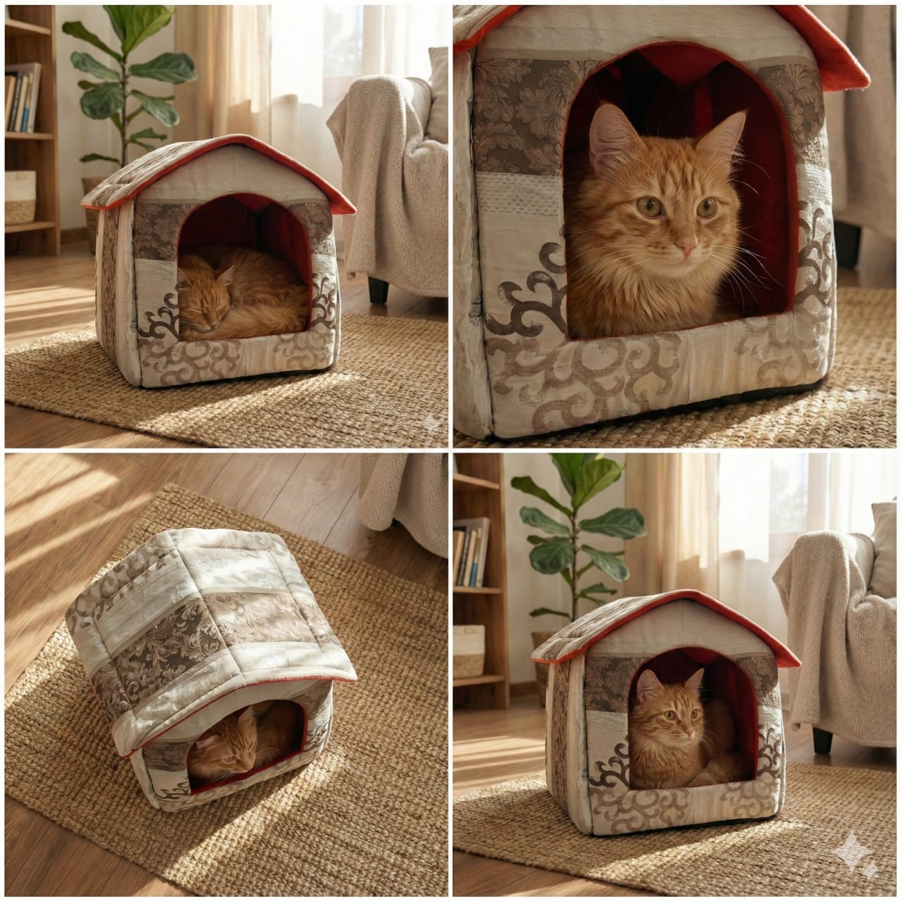 Cat and Dog House, Comfortable and Cozy, Perfect your Furry Friend, with Unique Design